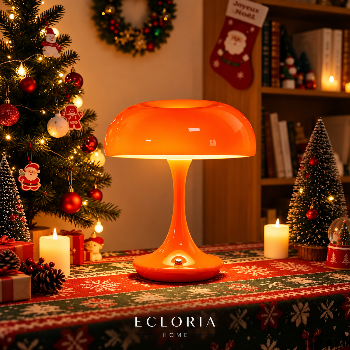 Lampe de bureau orange