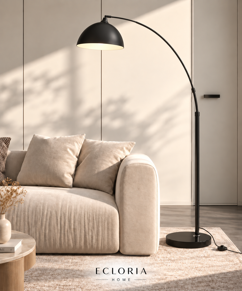 Lampadaire Arc Noir